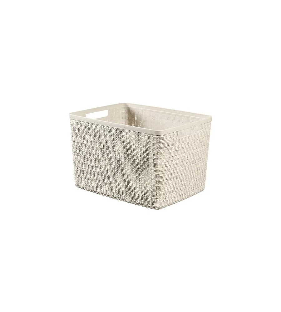 Cesto "jute" keter grigio - 36,2x28,2x23 cm